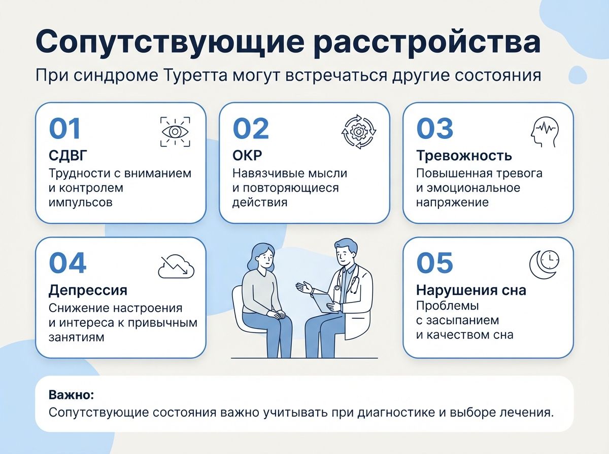 Лечение синдрома Туретта в Новопавловске инфографика
